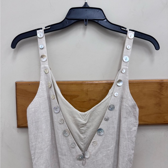 STAUD Phoenix jumpsuit || linen blend, summer jumpsuit - Picture 4 of 8